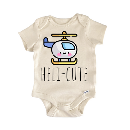 Helicopter Kawaii Pilot Newborn Baby Onesie® Bodysuit