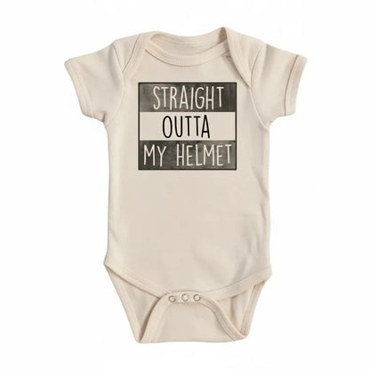 Helmet Graduation Newborn Baby Onesie® Bodysuit