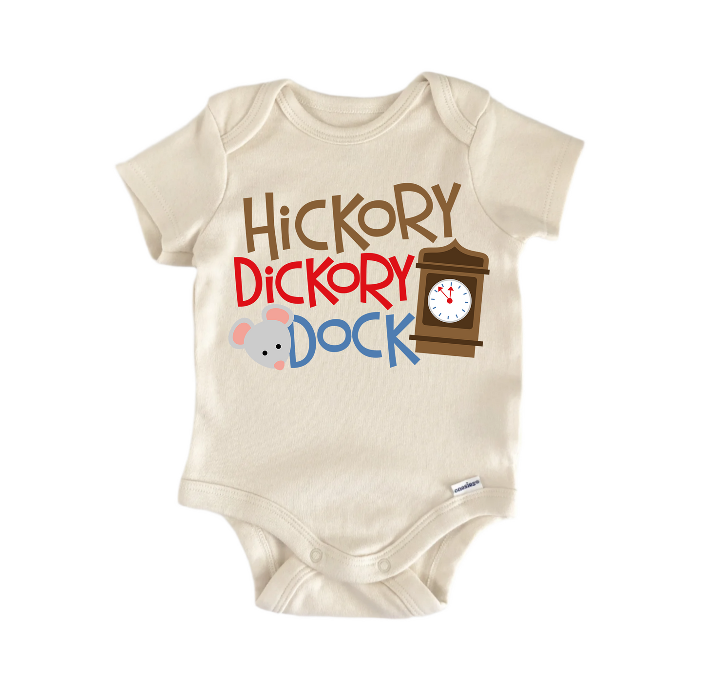 Hickory Dickory Dock Newborn Baby Onesie® Bodysuit