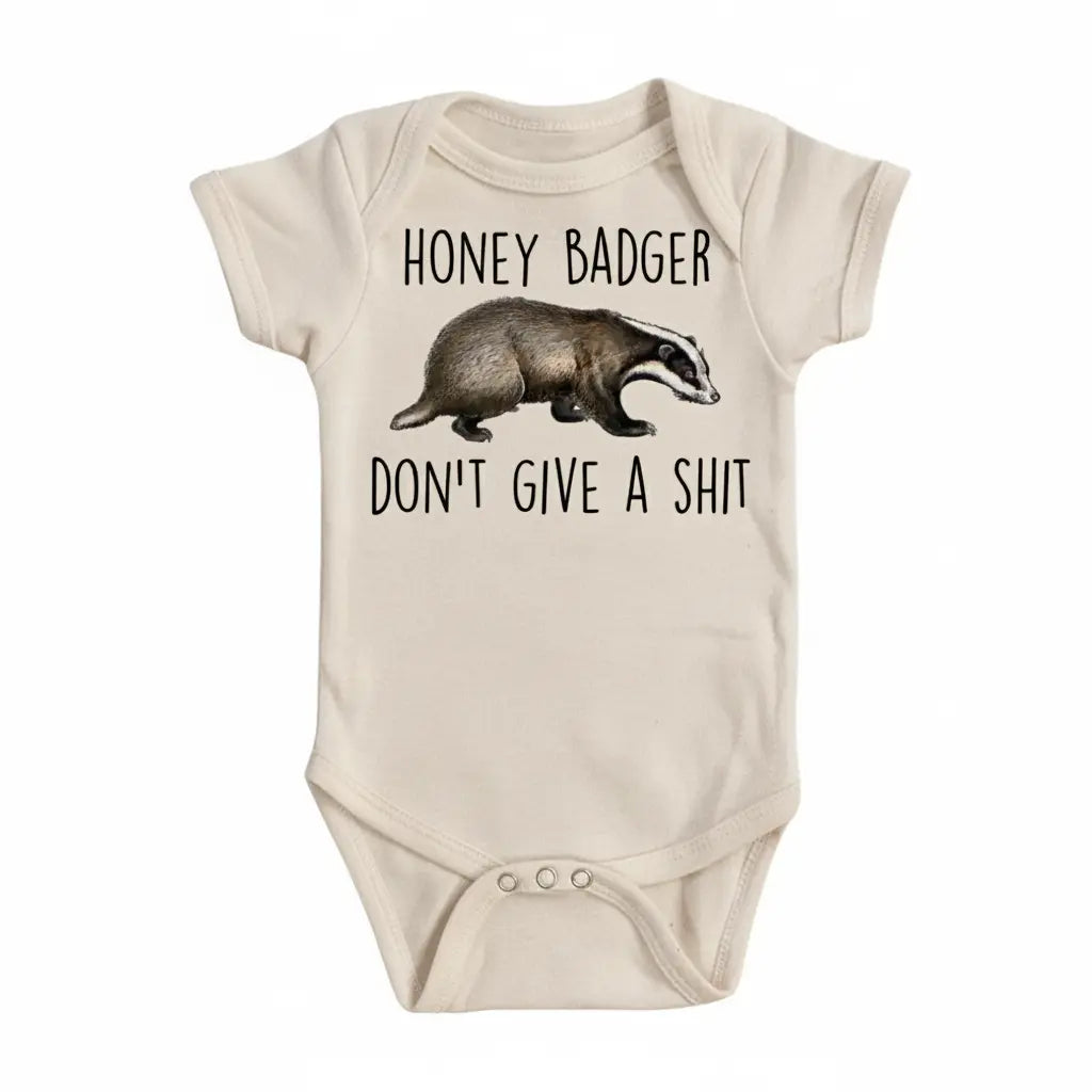 Honey Badger Care Newborn Baby Onesie® Bodysuit GS1