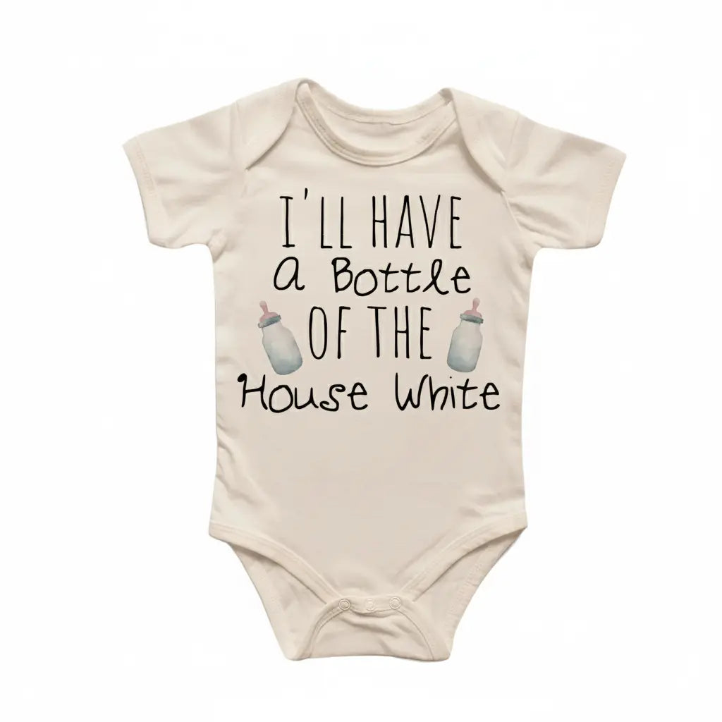 House White Wine Newborn Baby Onesie® Bodysuit