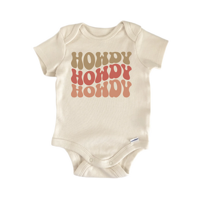 Howdy Country Western Newborn Baby Onesie® Bodysuit