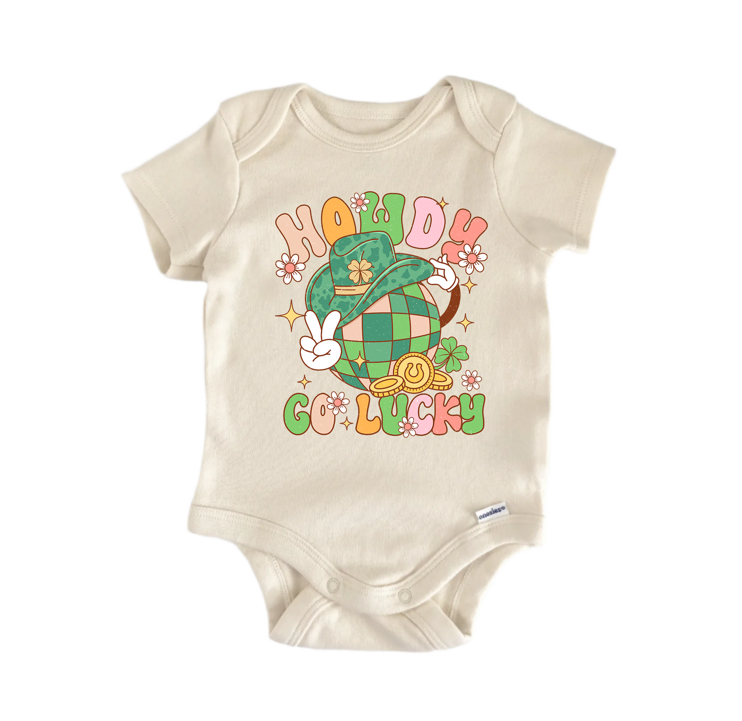 Howdy Go Lucky St. Newborn Baby Onesie® Bodysuit