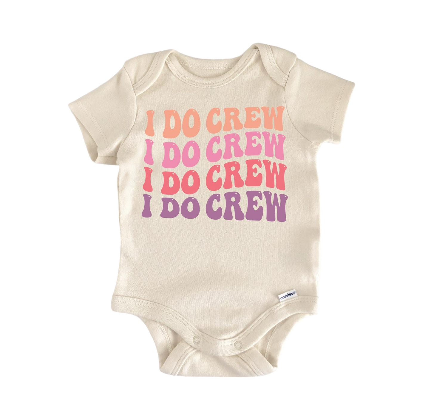 I Do Crew Wedding Newborn Baby Onesie® Bodysuit