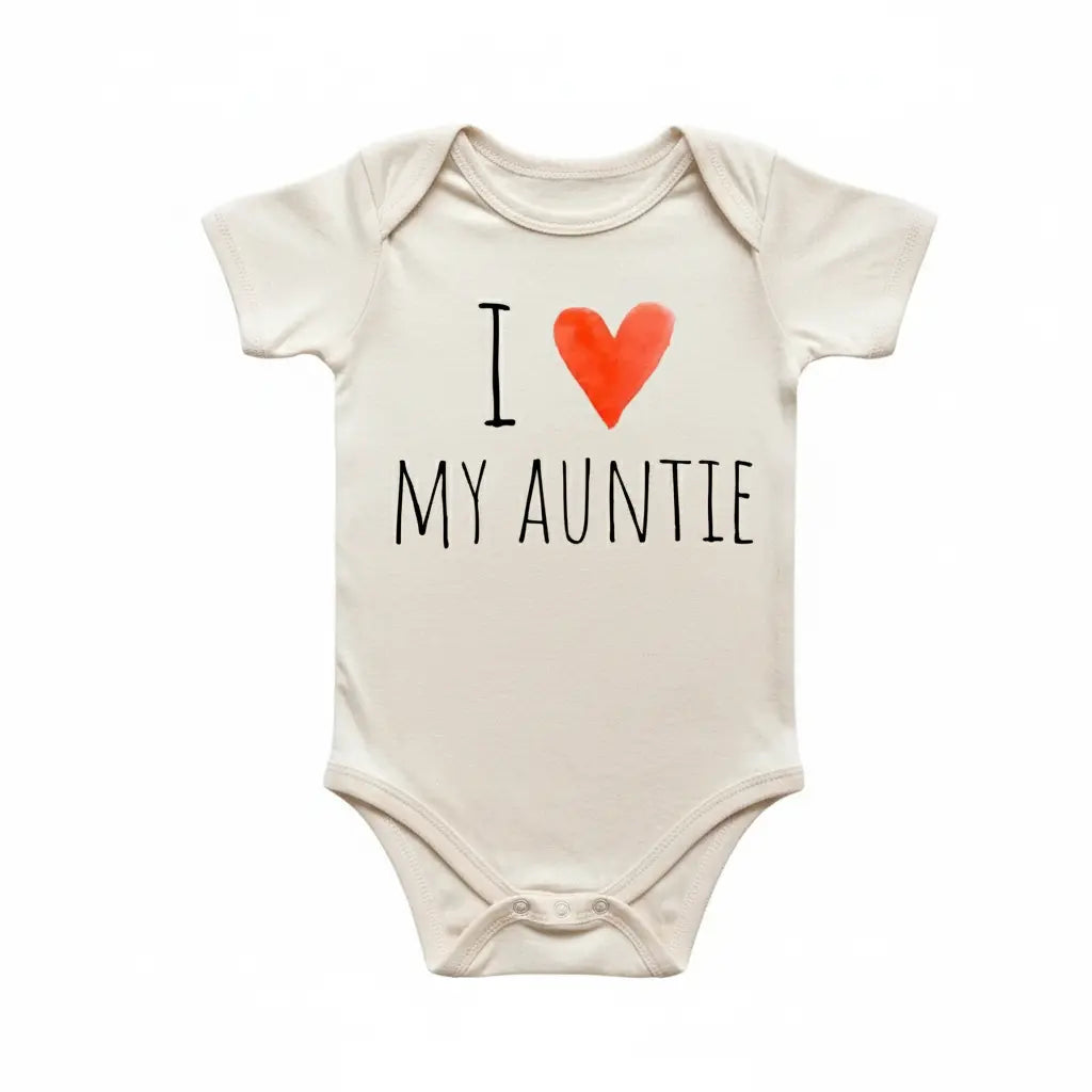 I Love My Auntie Newborn Baby Onesie® Bodysuit