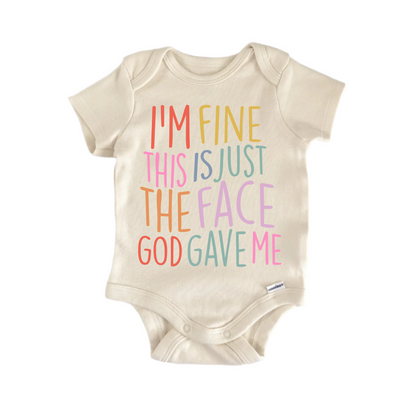 I'M Fine This Is Just Newborn Baby Onesie® Bodysuit