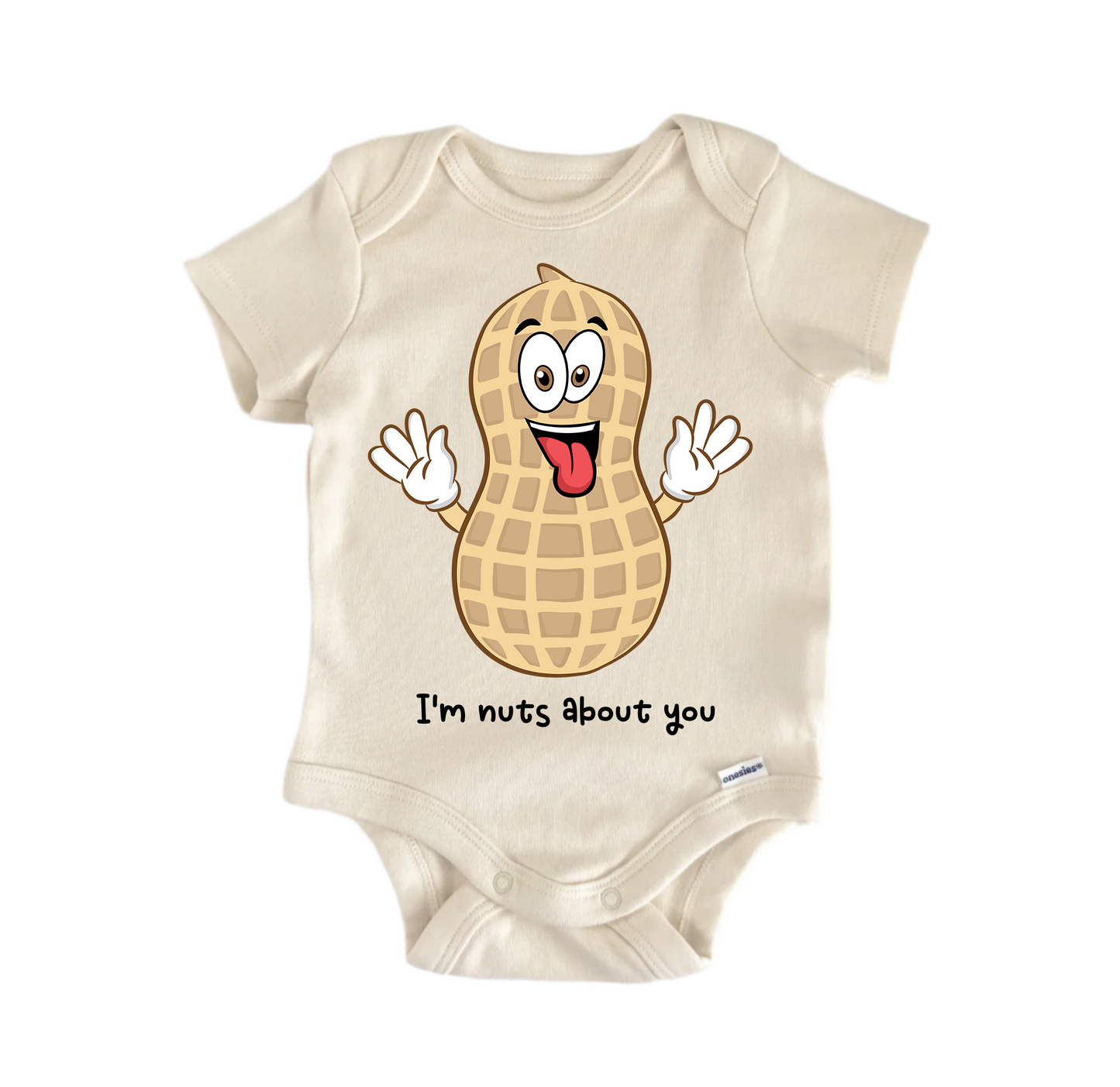 I'M Nuts Best Friends Bff Newborn Baby Onesie® Bodysuit