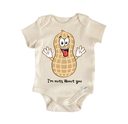 I'M Nuts Best Friends Bff Newborn Baby Onesie® Bodysuit
