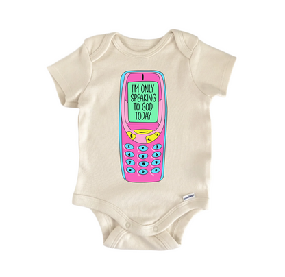 I'M Only Speaking Jesus Newborn Baby Onesie® Bodysuit