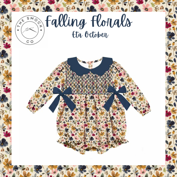 Falling Florals Girl Bubble