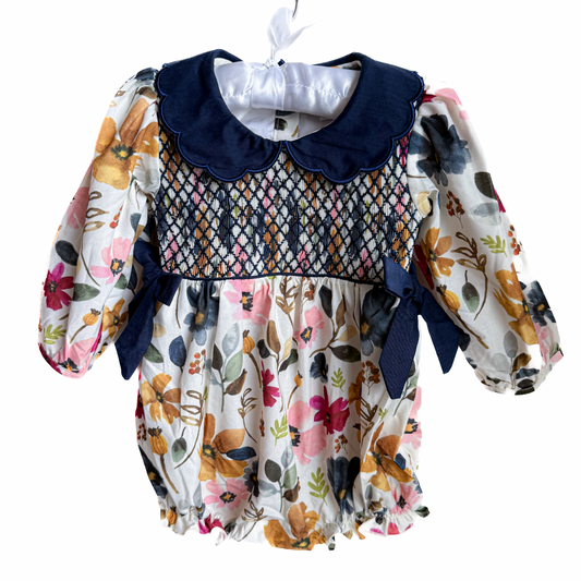 Falling Florals Girl Bubble