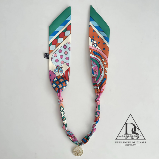 Sunset Bazaar Scarf Necklace