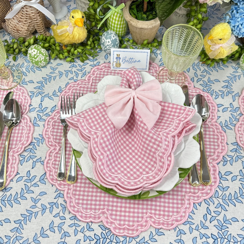 Cheetah with Blue Bow - Place Cards