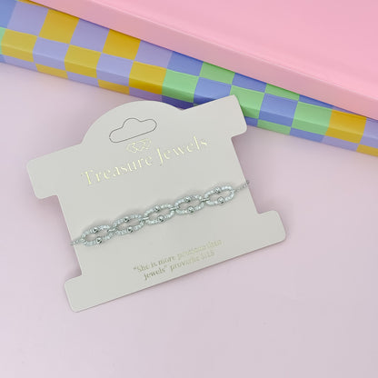 Sparkle Link Silver Bracelet