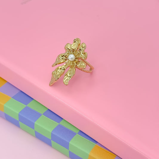 Petal Cascade Ring