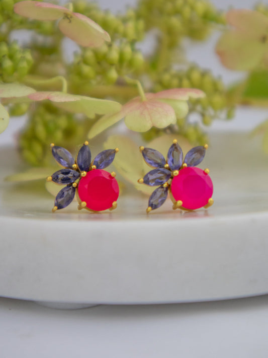 Blooming Fan Studs
