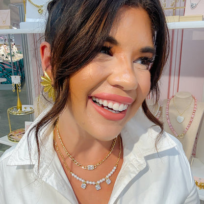 Pearl Link Layer Necklace