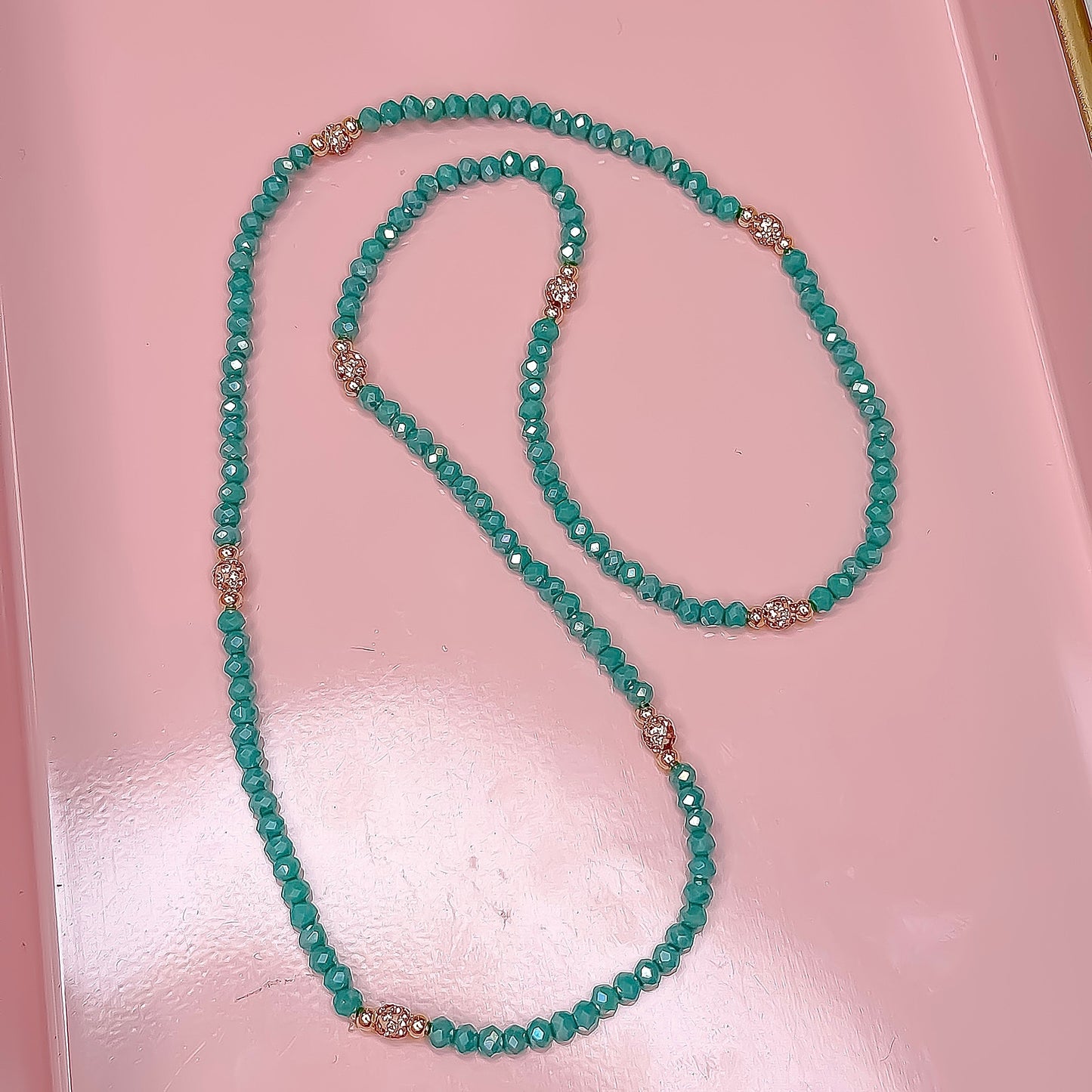 Turquoise Glimmer Wrap Bracelet
