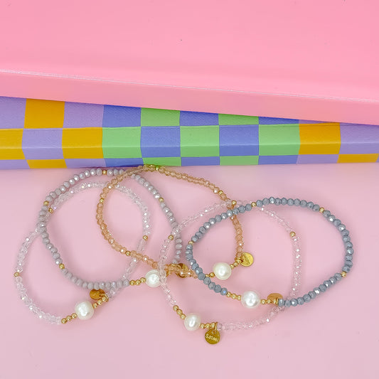 Pastel Pearl Party Bracelet