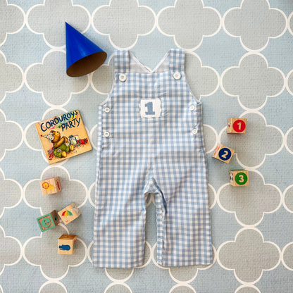 Baby Boy First Birthday Outfit | Smocked Birthday Jon Jon