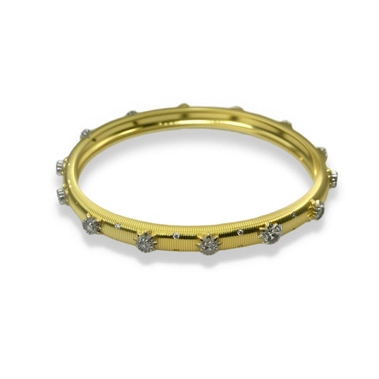 Sol Starburst Bangle Silver