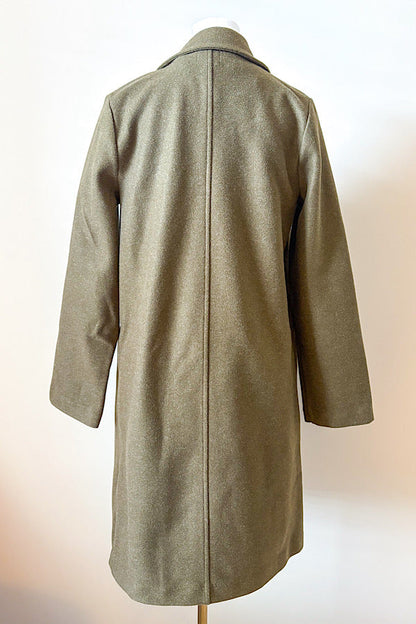 SC - Juliette Olive Mid-Length Coat