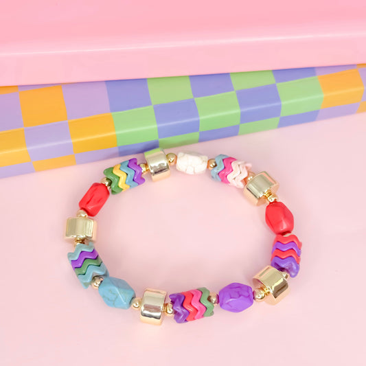 Color Party Gold Bracelet