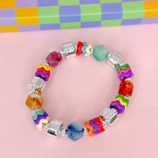 Electric Chic Siver Bracelet