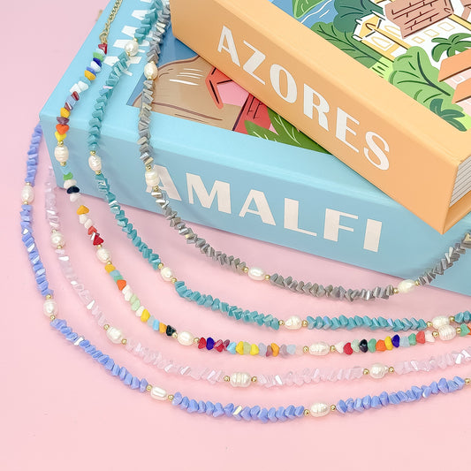 Crystal Flora Necklaces