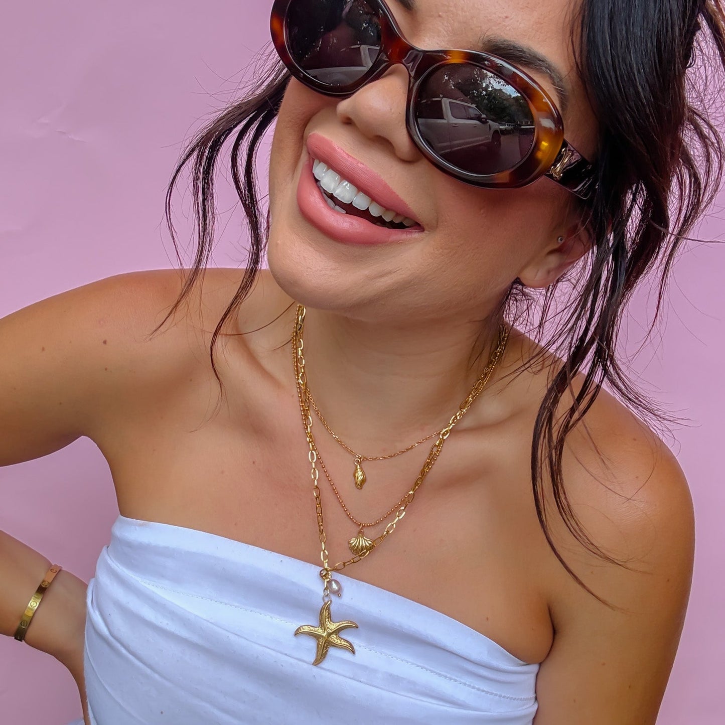 Sandy Shore Layers Necklace