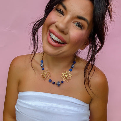 Blue Bloom Necklace
