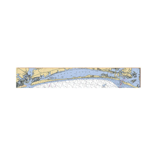 Gogue Sound NOAA Chart Map | Wall Art Print on Real Wood