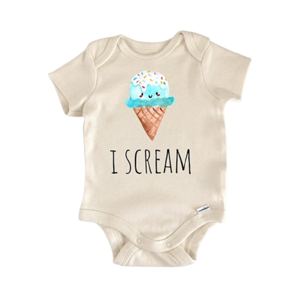 Ice Cream Summer Newborn Baby Onesie® Bodysuit