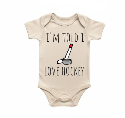 Ice Hockey Newborn Gift Baby Onesie® Bodysuit