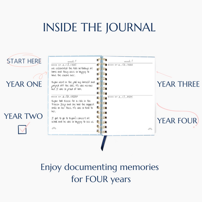 Carolina Blue Moments of Joy Journal