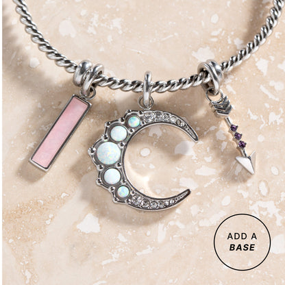 Opal Moon Interchangeable Charm