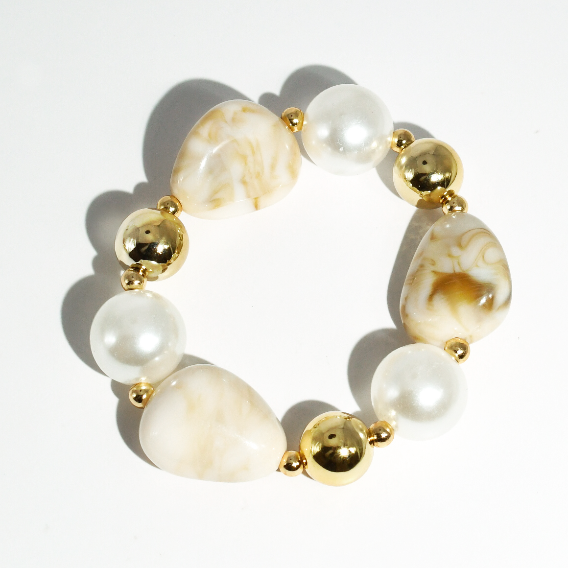 It's a Neutral Beaded Bracelet