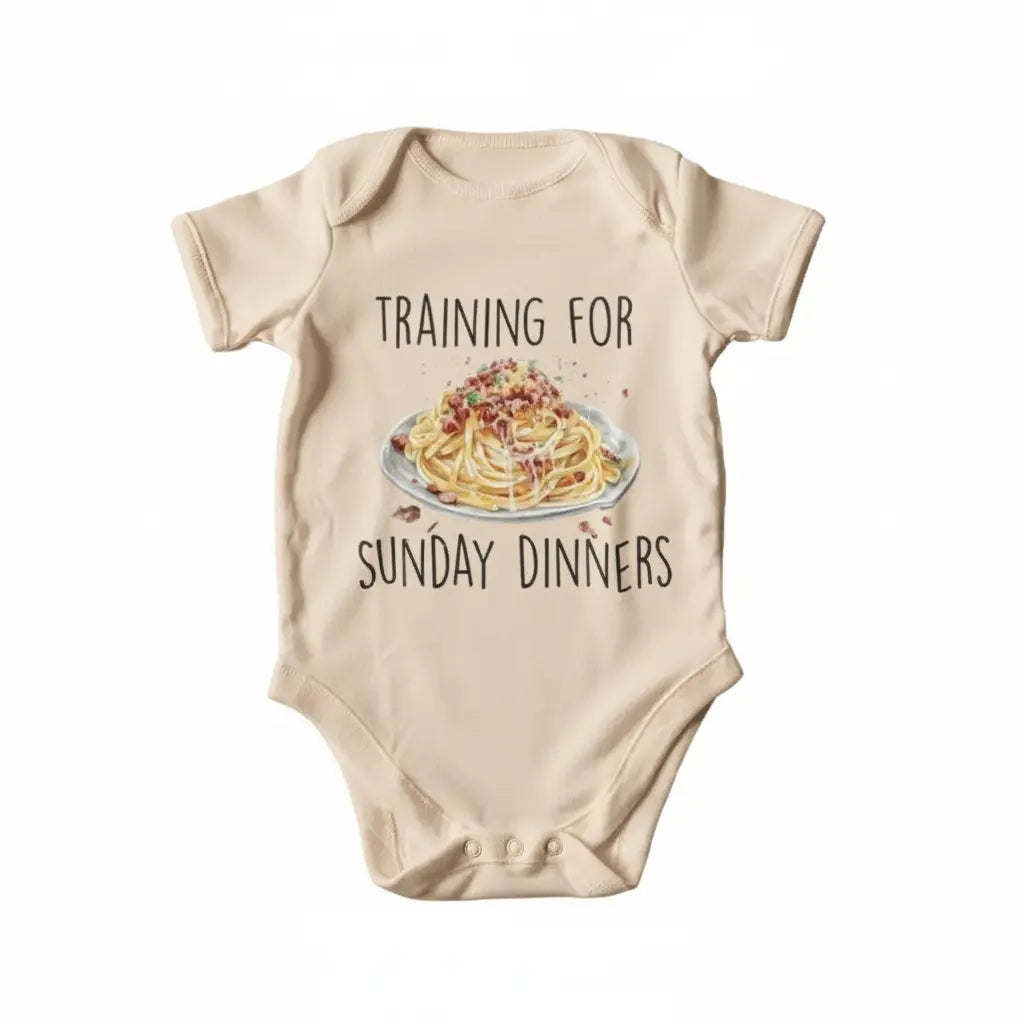 Italian Pasta Newborn Baby Onesie® Bodysuit