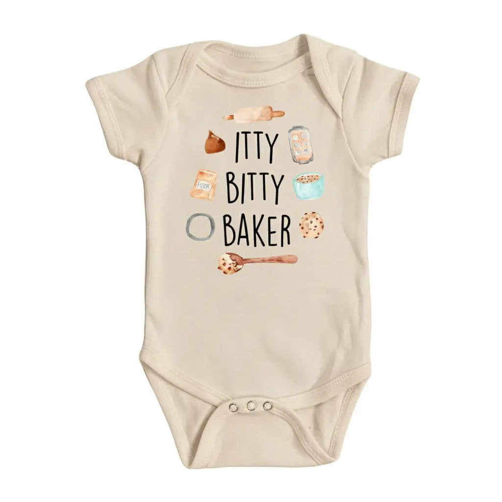 Itty Bitty Baker Newborn Baby Onesie® Bodysuit GS1