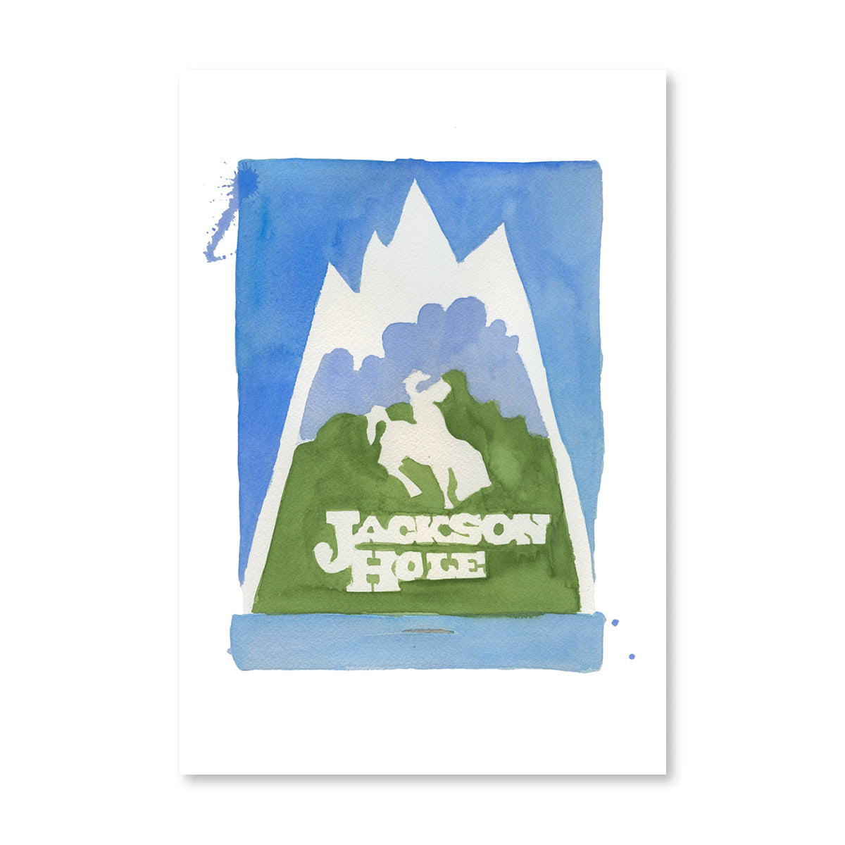 Jackson Hole Matchbook Art Print