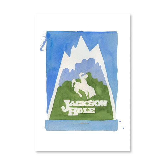 Jackson Hole Matchbook Art Print