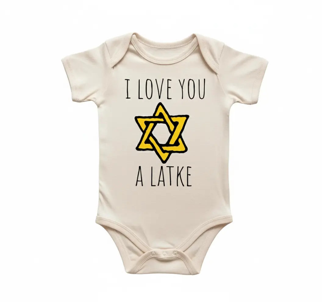 Jewish Hanukah Newborn Baby Onesie® Bodysuit