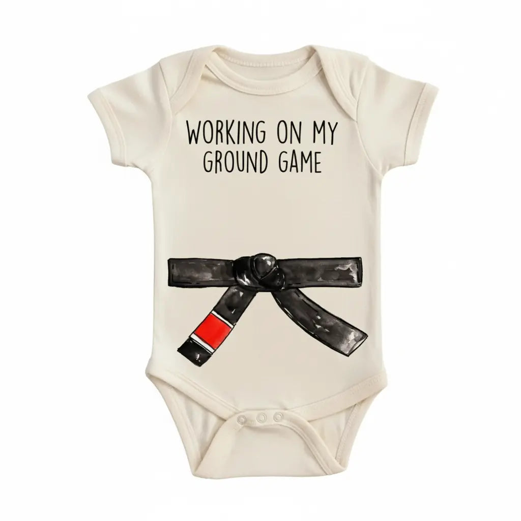 Jiu Jitsu Game Newborn Baby Onesie® Bodysuit GS1