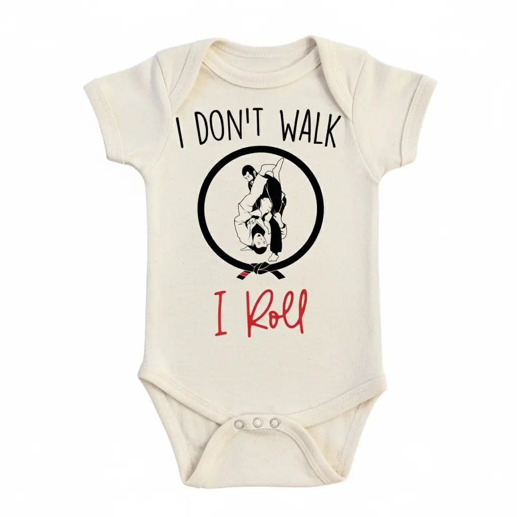 Jiu Jitsu Gi Roll Red Newborn Baby Onesie® Bodysuit