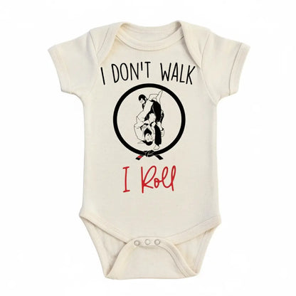 Jiu Jitsu Gi Roll Red Newborn Baby Onesie® Bodysuit