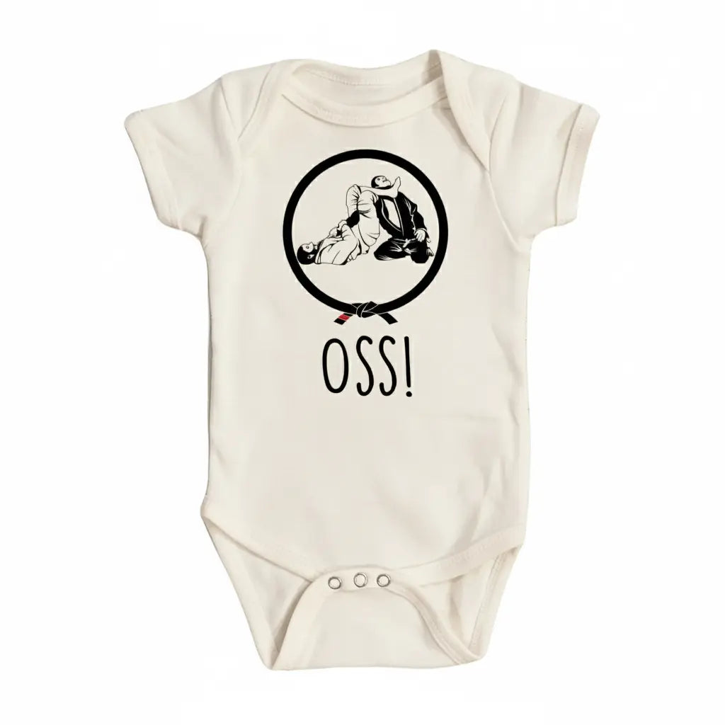 Jiu Jitsu Oss Newborn Gift Baby Onesie® Bodysuit