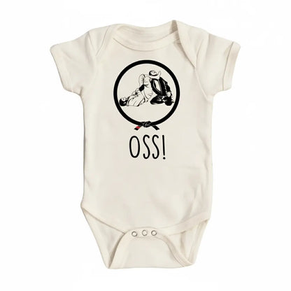 Jiu Jitsu Oss Newborn Gift Baby Onesie® Bodysuit