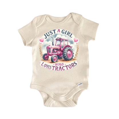 Just Tractor Farm Newborn Baby Onesie® Bodysuit