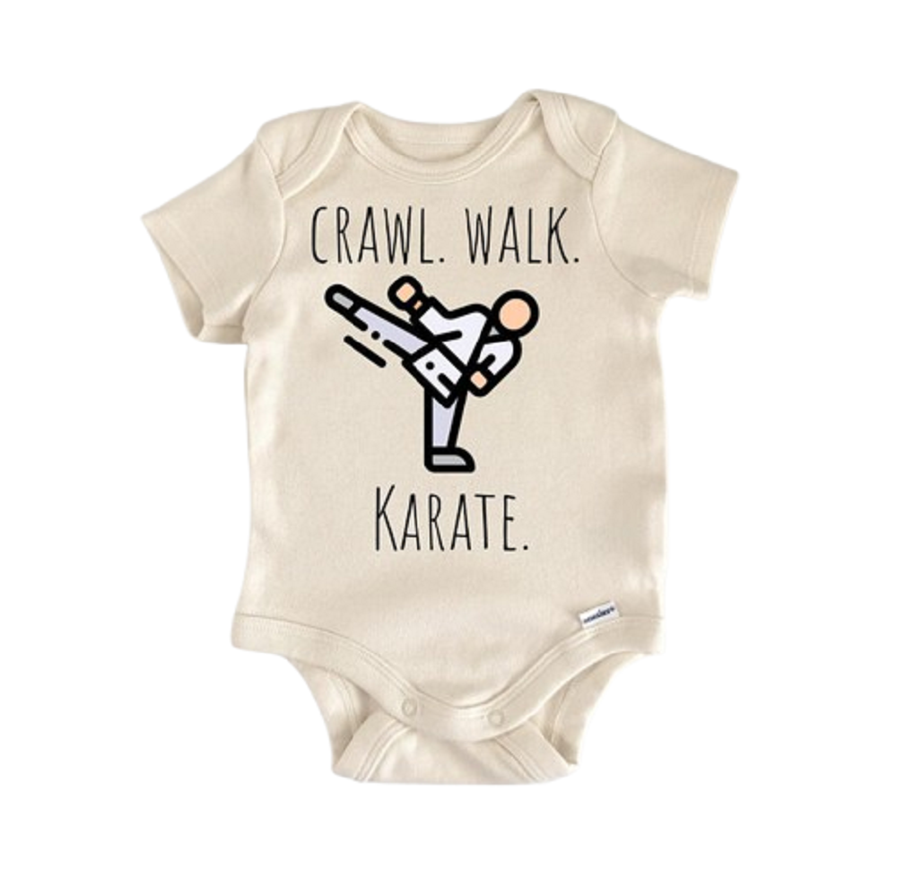 Karate Martial Arts Newborn Baby Onesie® Bodysuit
