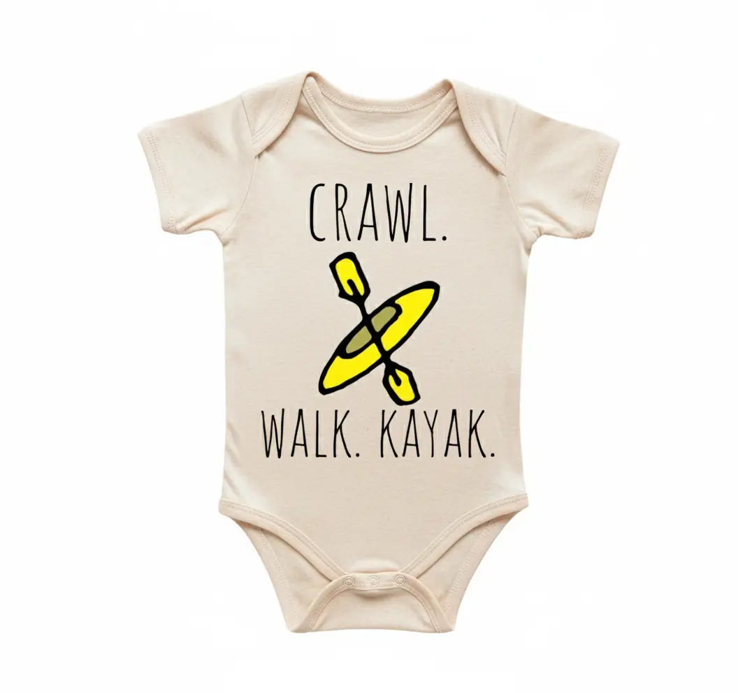 Kayak River Lake Newborn Baby Onesie® Bodysuit